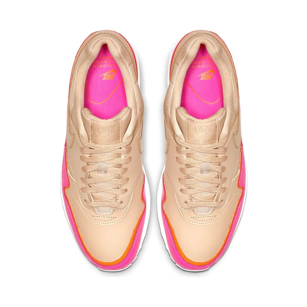 Nike Air Max 1 Liner Tan (W) Tan/Pink-Orange (881101-202)