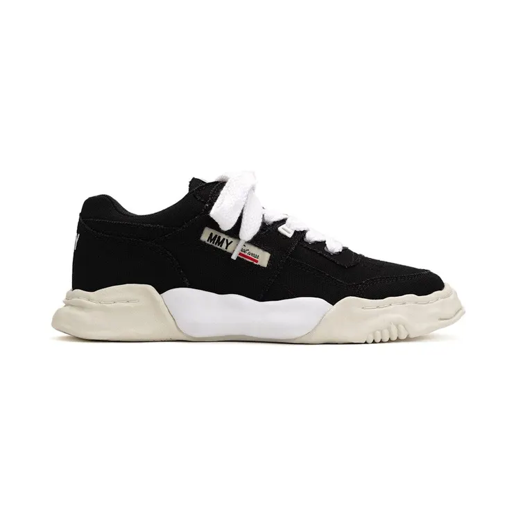 Maison Mihara Yasuhiro Parker OG Sole Canvas Low Black White (A13FW740-BLACK)