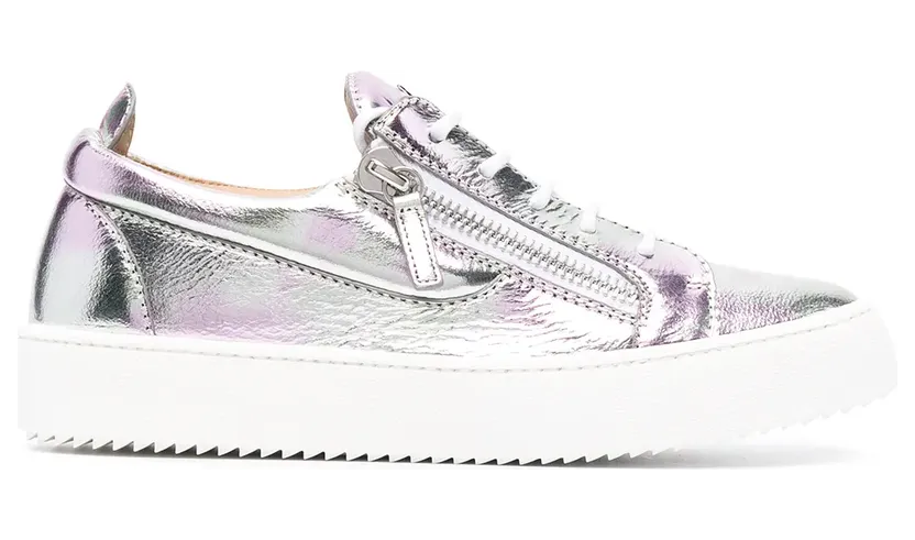 Giuseppe Zanotti Sneakers im Metallic-Look – Silber (RW00017036)