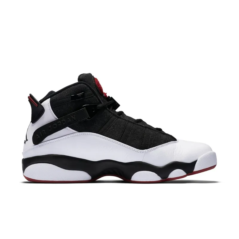 Jordan 6 Rings Black White Gym Red Black/White-Gym Red (322992-012)