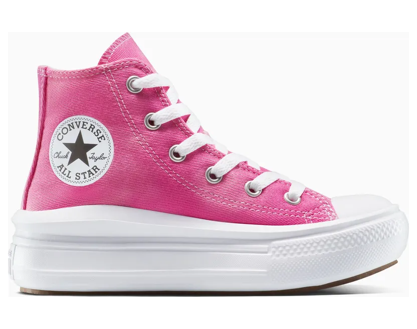 Converse Chuck Taylor All Star Move Platform Color Splash White/Chaos Fuchsia (A11818C)