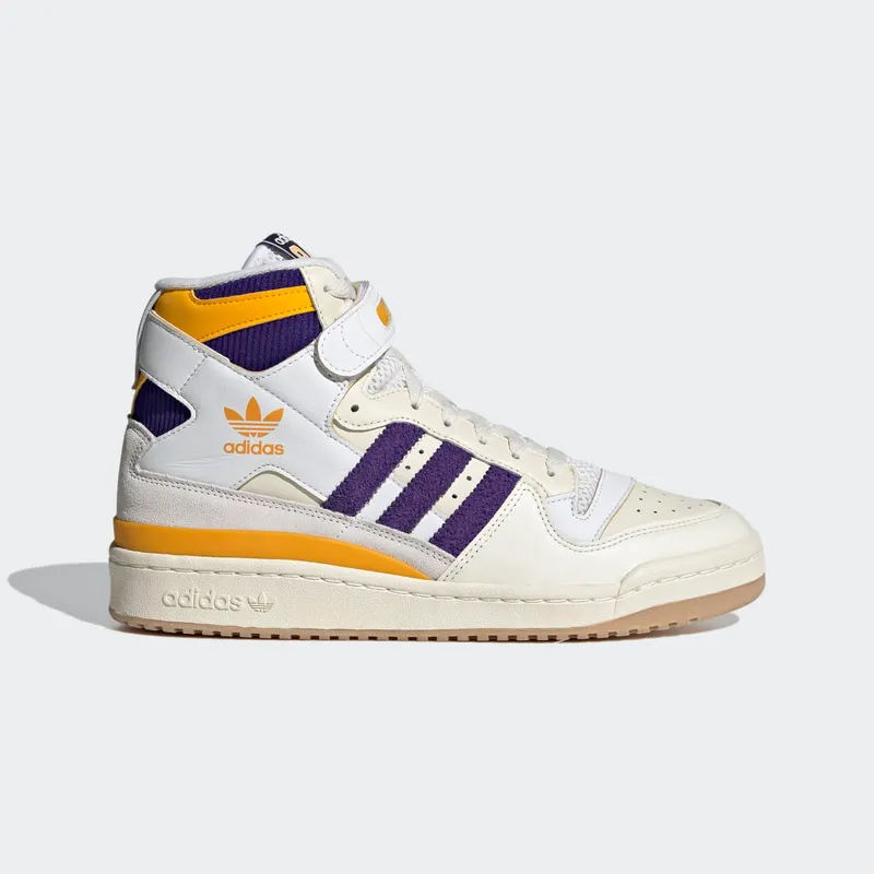 Adidas Forum 84 High Cream White / Collegiate Purple / Collegiate Gold (GX9054)