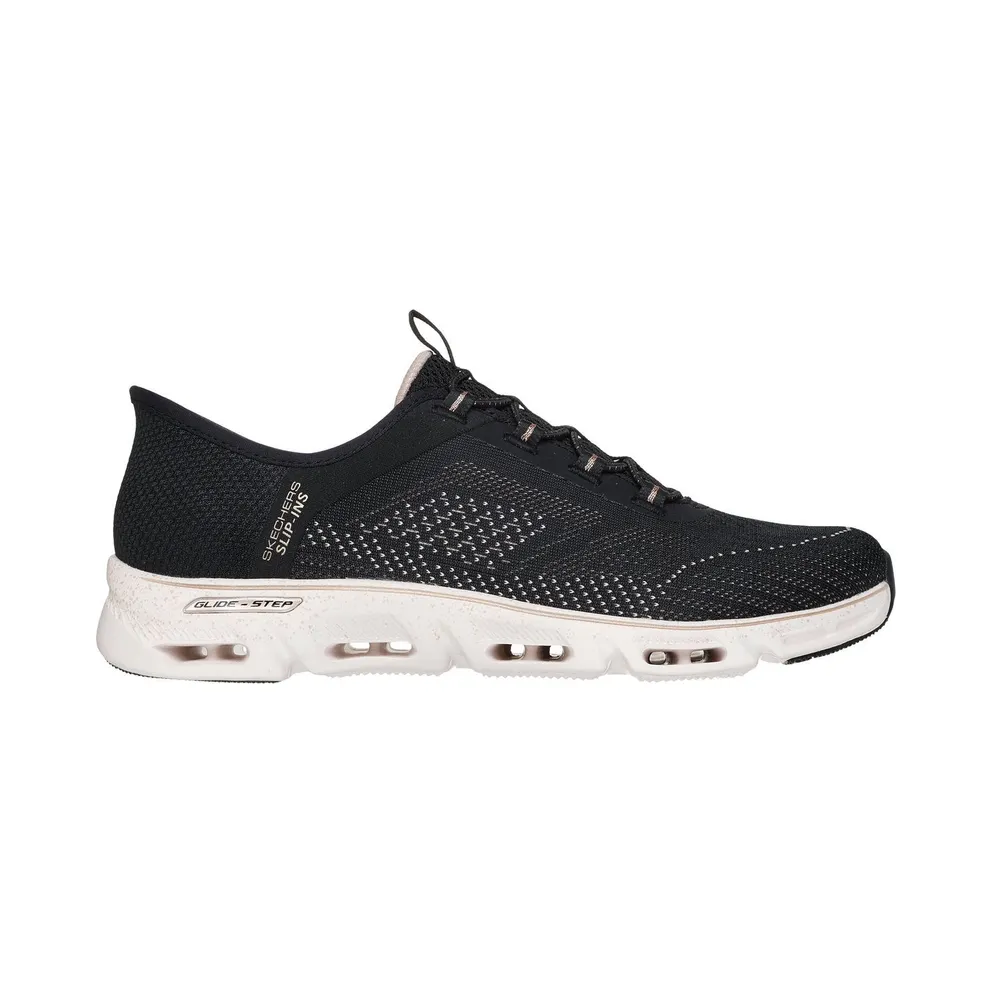 Skechers Slip-ins: Glide-Step Gratify – Pace – Schwarz / Gold – “Black” (104610 BKGD)