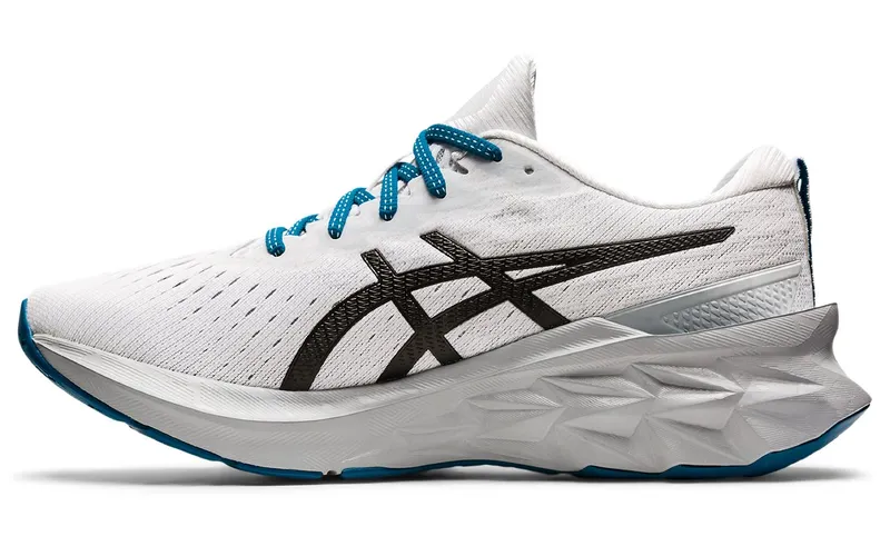ASICS Novablast 2 White Black Blue (1011B192-100)