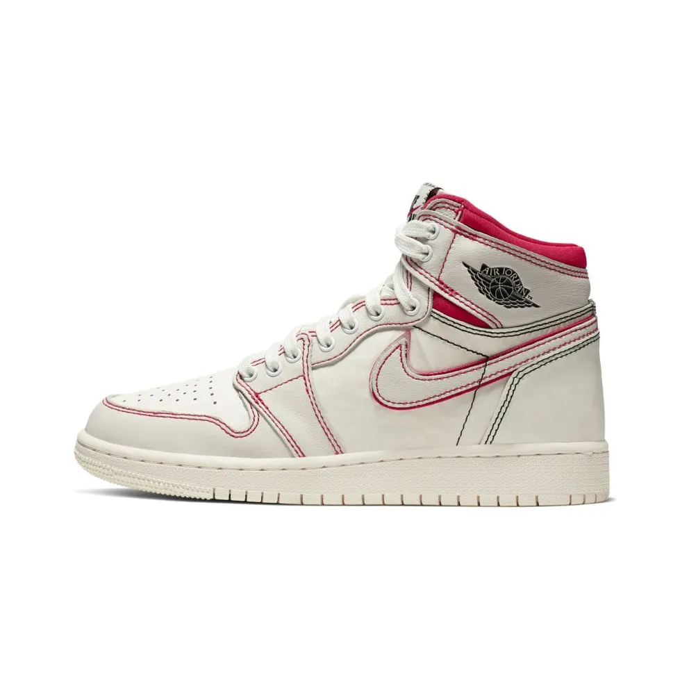 Jordan 1 Retro High Phantom Gym Red (GS) Sail/Black-Phantom-Gym Red-University Red (575441-160)