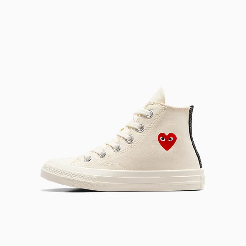 Converse PLAY Comme des Garçons Single Heart Chuck 70 Milk/Red/Black (A08803C)