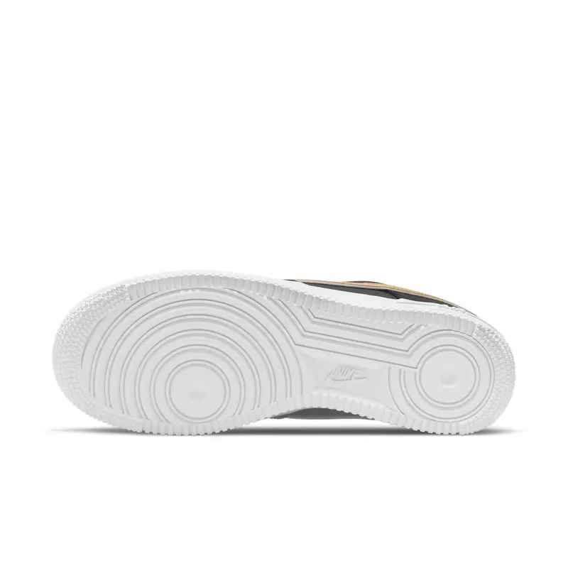 Nike Air Force 1 Low ’07 Essential Black Metallic Gold (W) (DD1523-001)