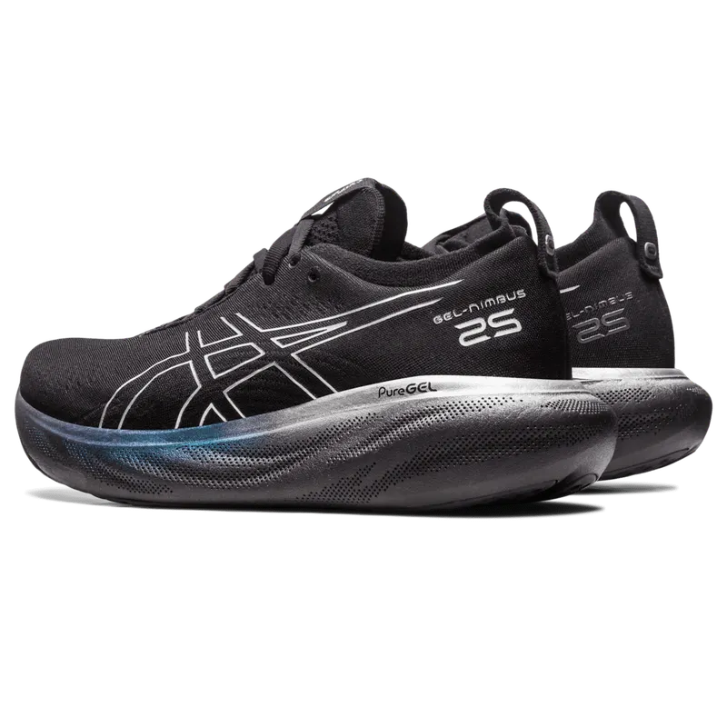 Asics GEL-NIMBUS 25 PLATINUM Black/Pure Silver (1012B435.001)