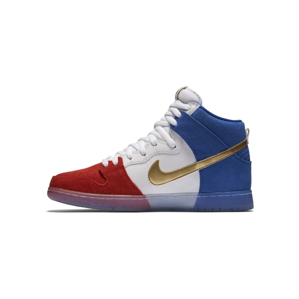 Nike SB Dunk High Tricolor (USA) Challenge Red/Game Royal-White (313171-674)