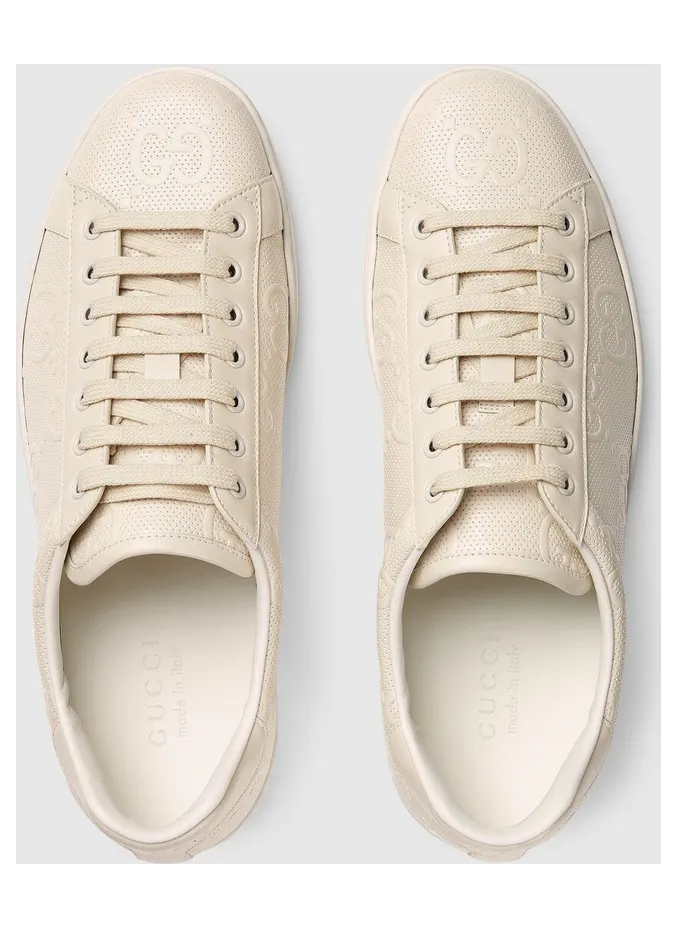 Gucci Ace Embossed GG (_625787 1XK10 9022) (4)