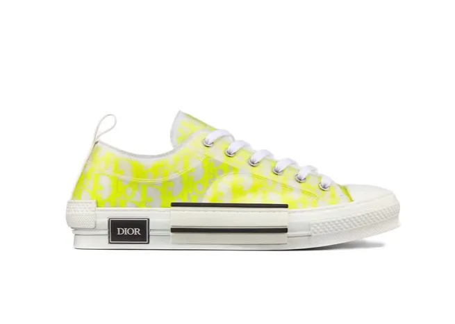 Dior B23 Low White Yellow Oblique (3SN249YNT_H160)