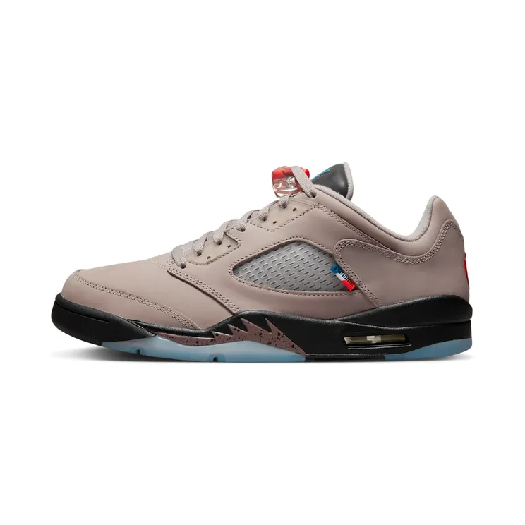 Air Jordan 5 Low PSG “Pumice / Black / Plum Eclipse / Game Royal” (DX6325-204)