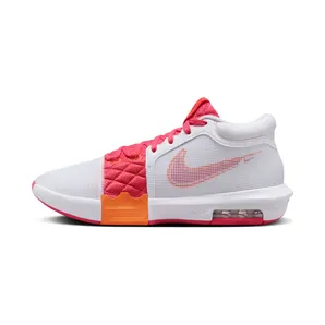 Nike LEBRON WITNESS 8 DUNKIN DONUTS “White / Bright Mandarin / Aster Pink” (FB2239-104)