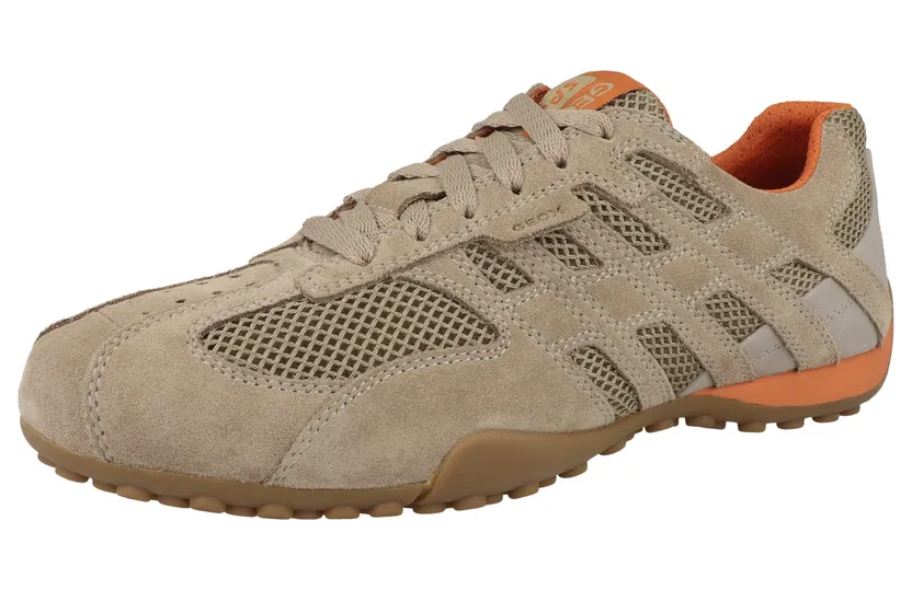 Geox sneaker Beige / Lichtgrijs / Oranje (V180519)