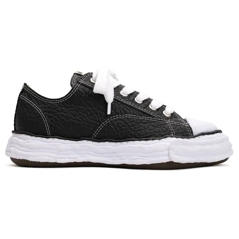 Maison Mihara Yasuhiro Peterson 23 OG Sole Monster Leather Low Black White (A15FW723-BLK)