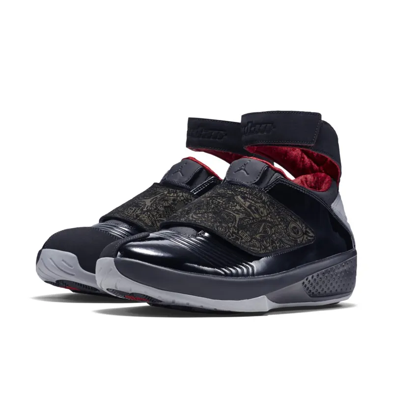 Jordan 20 Retro Stealth (2015) Black/Stealth-Varsity Red (310455-002)