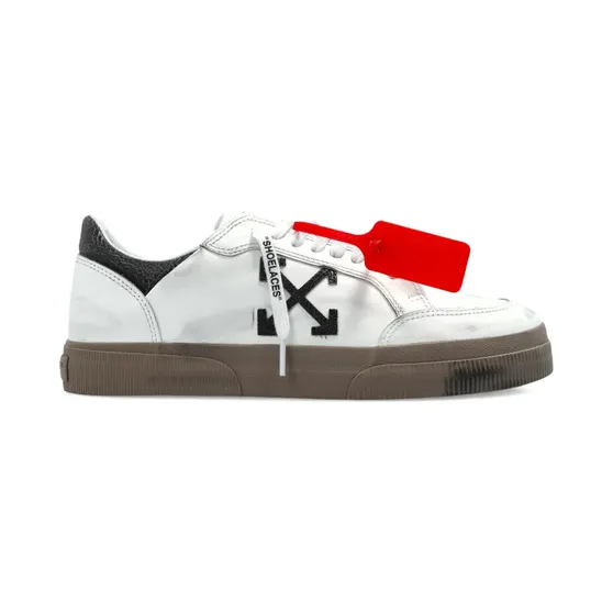 OFF-WHITE New Low Vulcanized Vintage White Black (OMIA293S26LEA0021110)