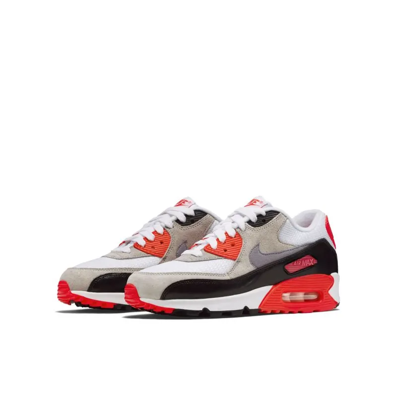 Nike Air Max 90 Infrared 2015 (GS) White/Cool Grey-Neutral Grey-Black (724882-100)