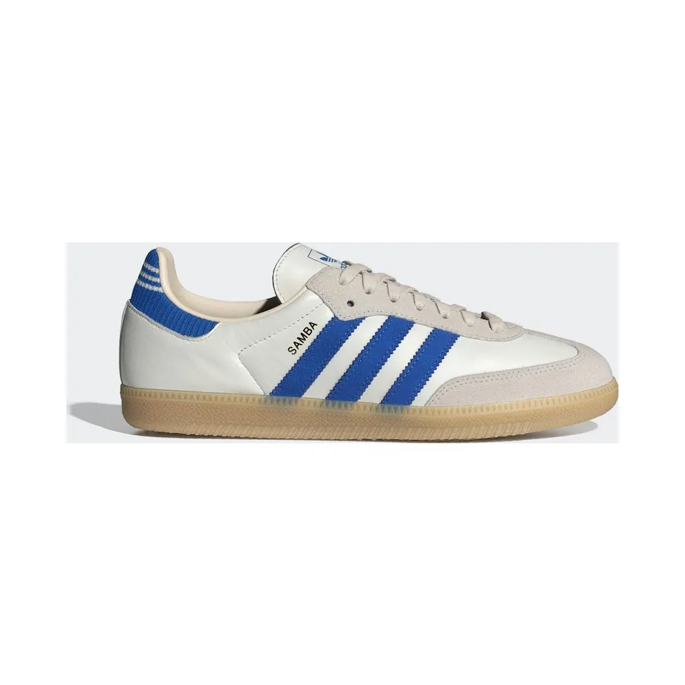 Adidas SAMBA OG Shoes Cloud White / Blue / Gum (IH6821)