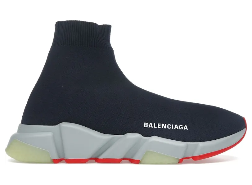 Balenciaga Speed Trainer Navy Red