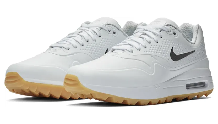 Nike Air Max 1 Golf White Gum White Swoosh
