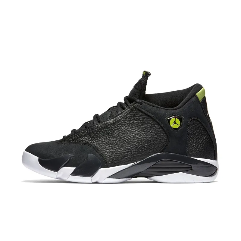 Jordan 14 Retro Indiglo (2016) Black/White-Indiglo (487471-005)