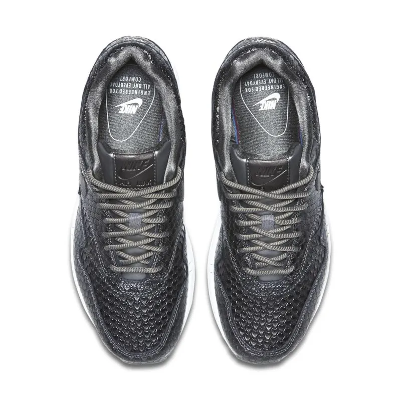 Nike Air Max 1 Reptile Metallic Pewter (W) Metallic Pewter/Metallic Pewter-Summit White (454746-015)
