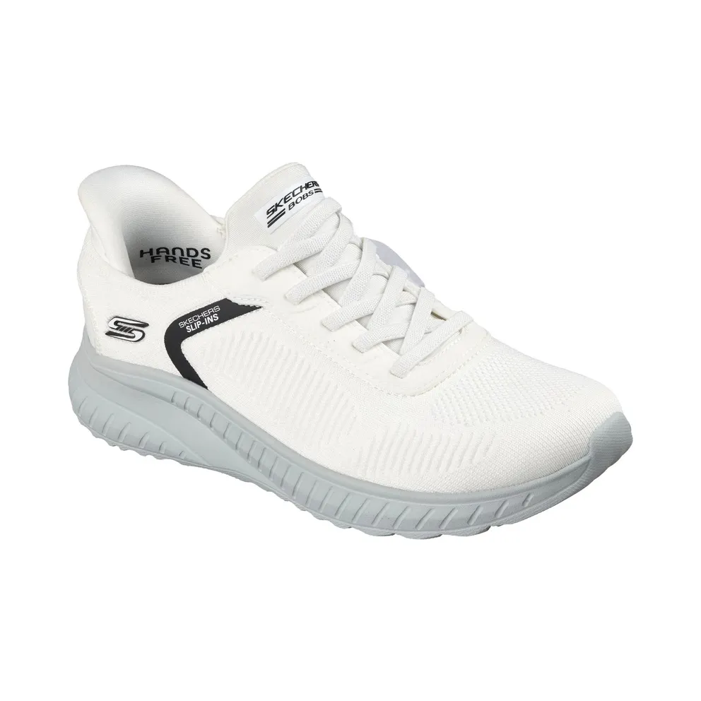 Skechers Slip-ins: BOBS Sport Squad Chaos Sneaker White/Grey