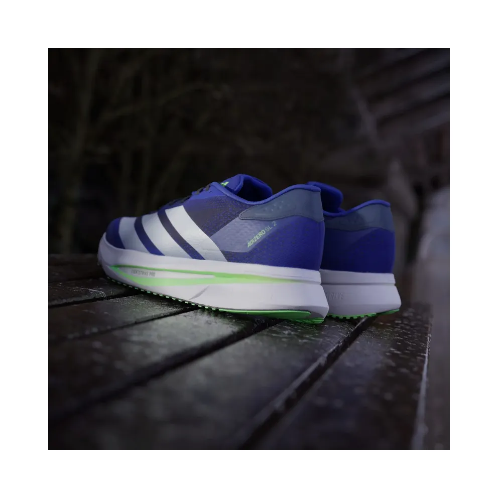 Adidas Adizero SL 2 Lucid Blue / Cloud White / Lime Burst (JQ0347)