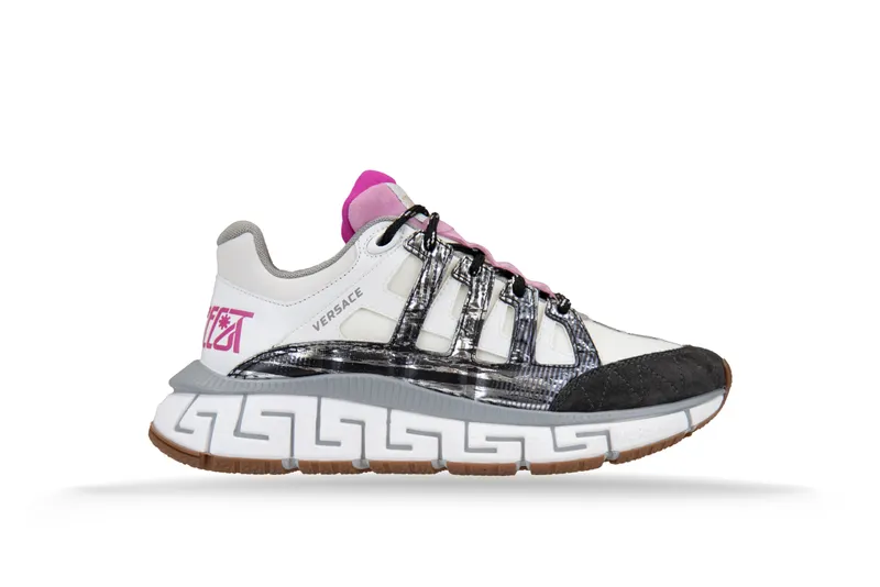 VERSACE Trigreca “Grey Dark/White/Pink” (1020186 6E890)