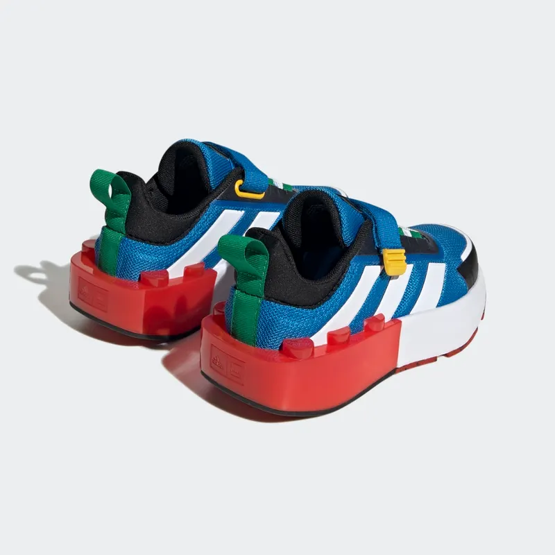 Adidas adidas x LEGO® Tech RNR Lifestyle Elastic Lace and Top Strap Shock Blue / Cloud White / Red (HP5879)