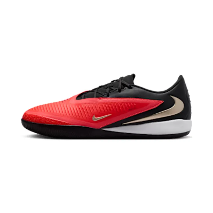 Nike Phantom 6 Low Academy Indoor Court “Bright Crimson / Black / Blur” (HQ2319-600)
