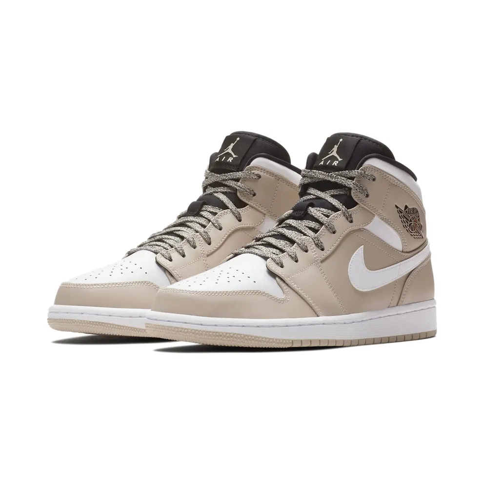 Jordan 1 Mid Desert Sand Desert Sand/Black-White (554724-047)