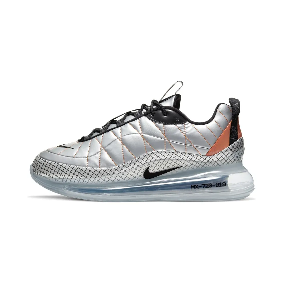 Nike Air Max 720-818 Metallic Silver Metallic Silver/Black-Total Orange (BV5841-001)