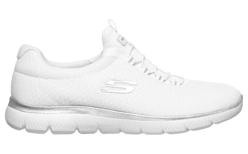 Skechers Summits Sneaker Wit/Zilver