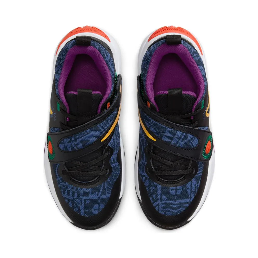 Nike Team Hustle D 11 SE Black Mystic Navy Cosmic Clay University Gold (FQ7375-001)