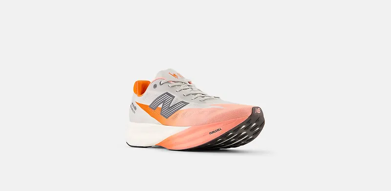 New Balance TCS NYC Marathon FuelCell SuperComp Elite v5 Grapefruit Grey Matter Poppy (MRCELNY5)
