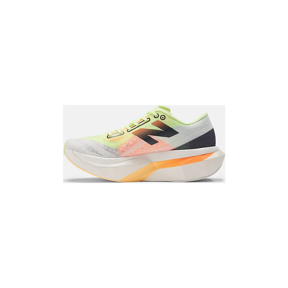 New Balance FuelCell SuperComp Elite v4 White Bleached Lime Glo Hot Mango (WRCELLA4)
