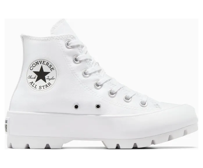 Converse White CTAS Lugged Hi Sneakers (565902C)