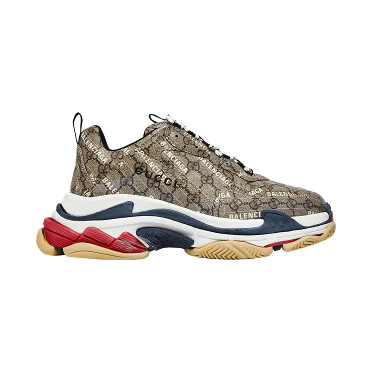 Gucci x Balenciaga The Hacker Project Triple S Beige (681066ULZ10 9795)