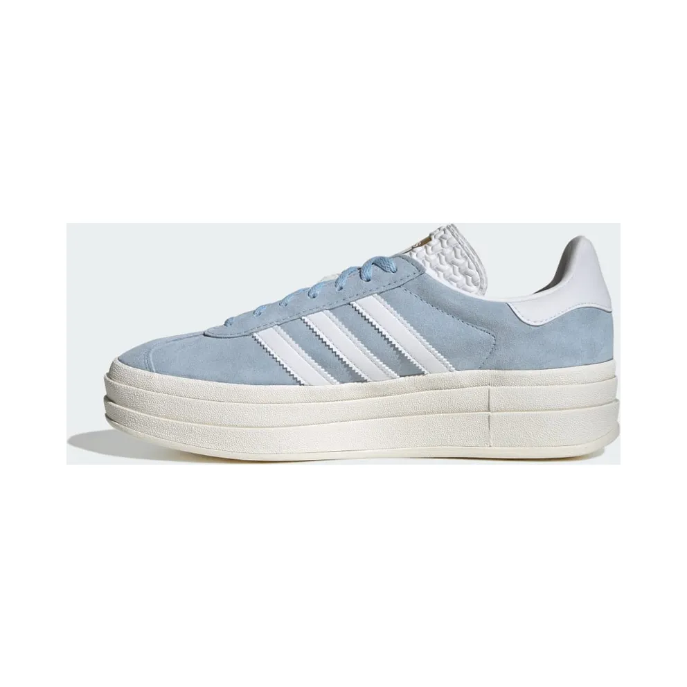 adidas Gazelle Bold Clear Sky / Cloud White / Gold Metallic (ID6991)
