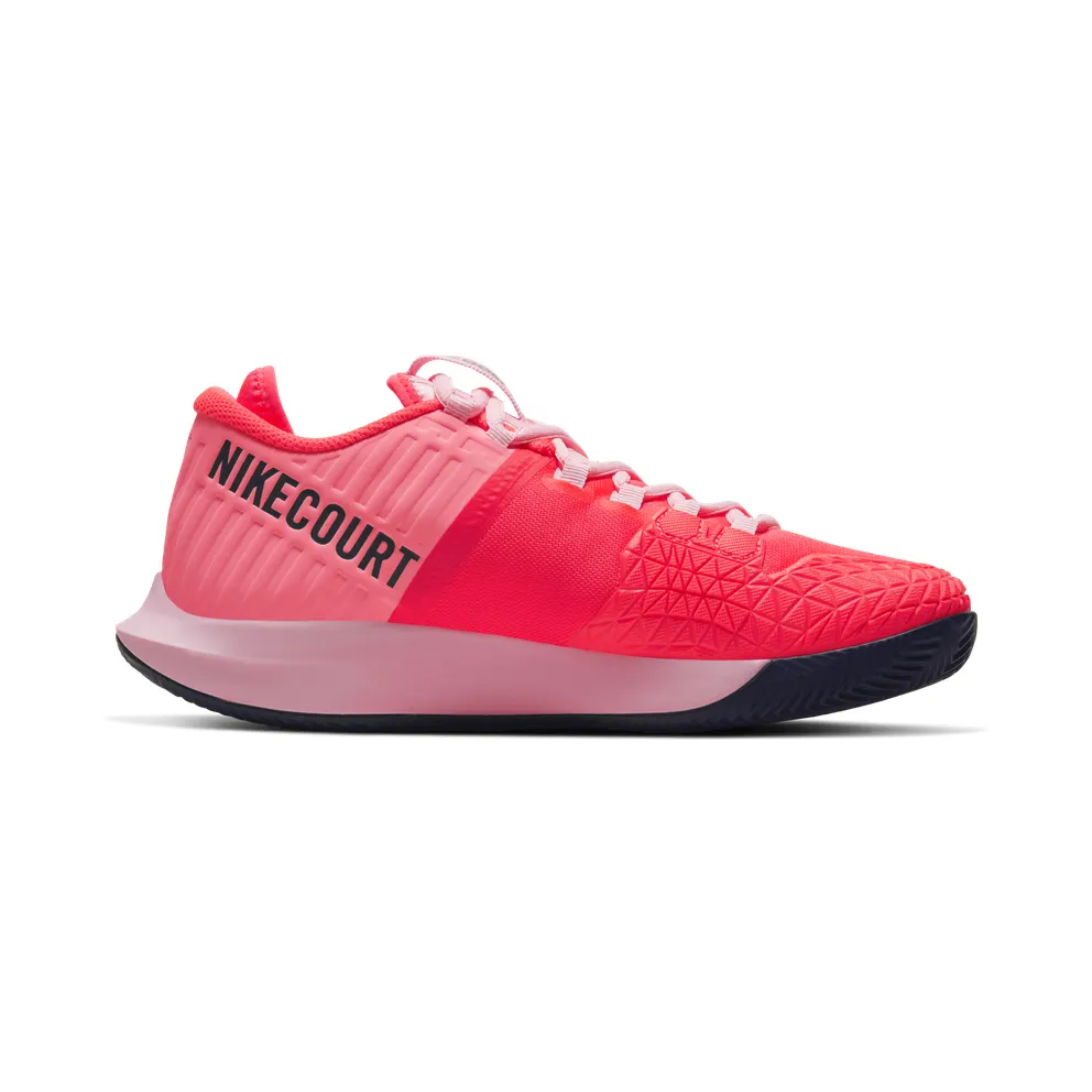 NikeCourt Air Zoom Zero (gravel) Red “Laser Crimson / Pink / Sunset Pulse / Blackened Blue” (CI9839-604)