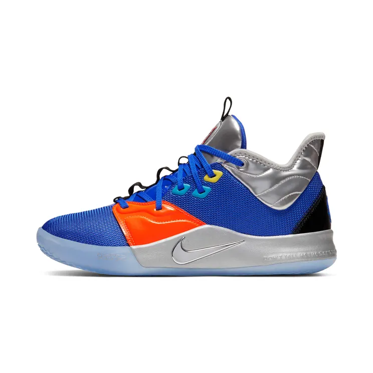Nike NASA x PG 3 ‘Clipper Blue’ “Racer Blue / Metallic Silver” (CI2666-400)