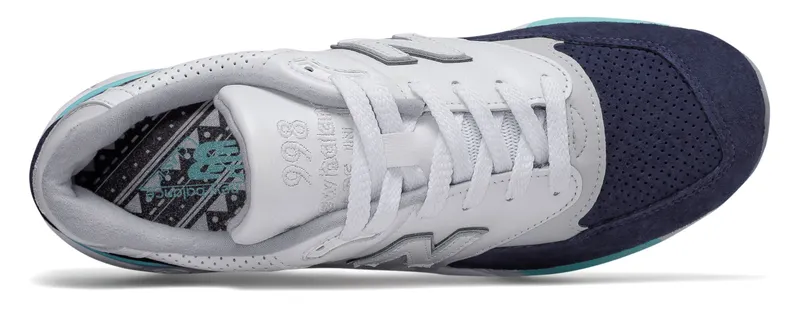 New Balance 998 Winter Peaks White Navy White/Navy-Aqua (M998WTP)