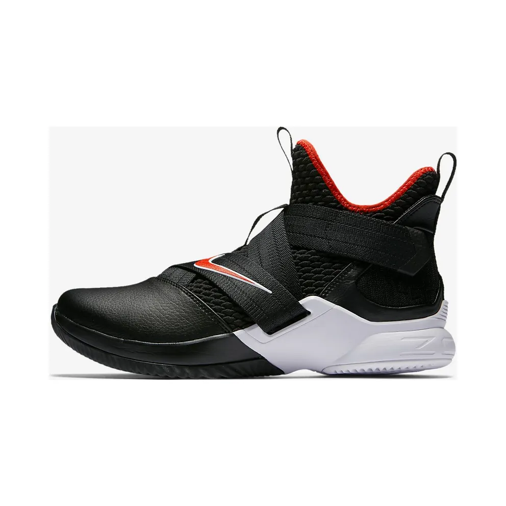 Nike LeBron Zoom Soldier 12 Bred Black/University Red-White (AO2609-001)