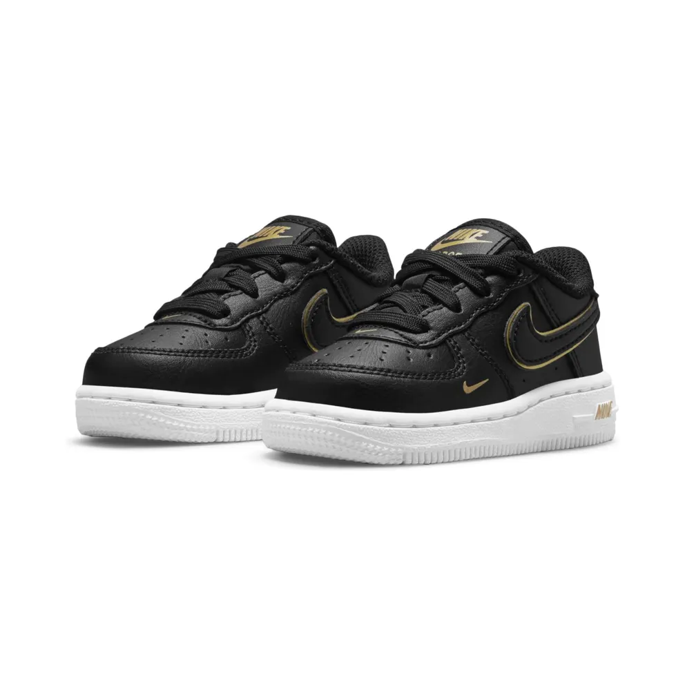 Nike Force 1 LV8 “Black / Metallic Gold / White” (DM3387-001)