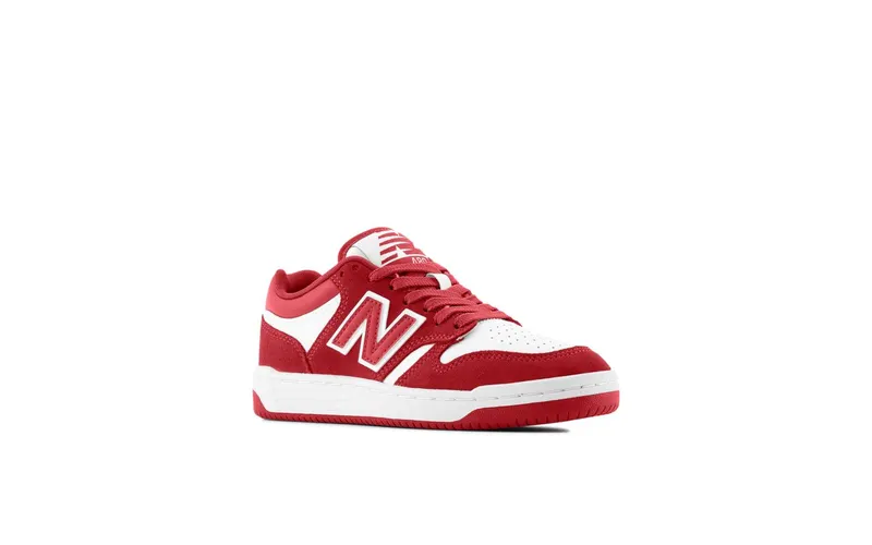 New Balance 480 White Red (GSB480WR)