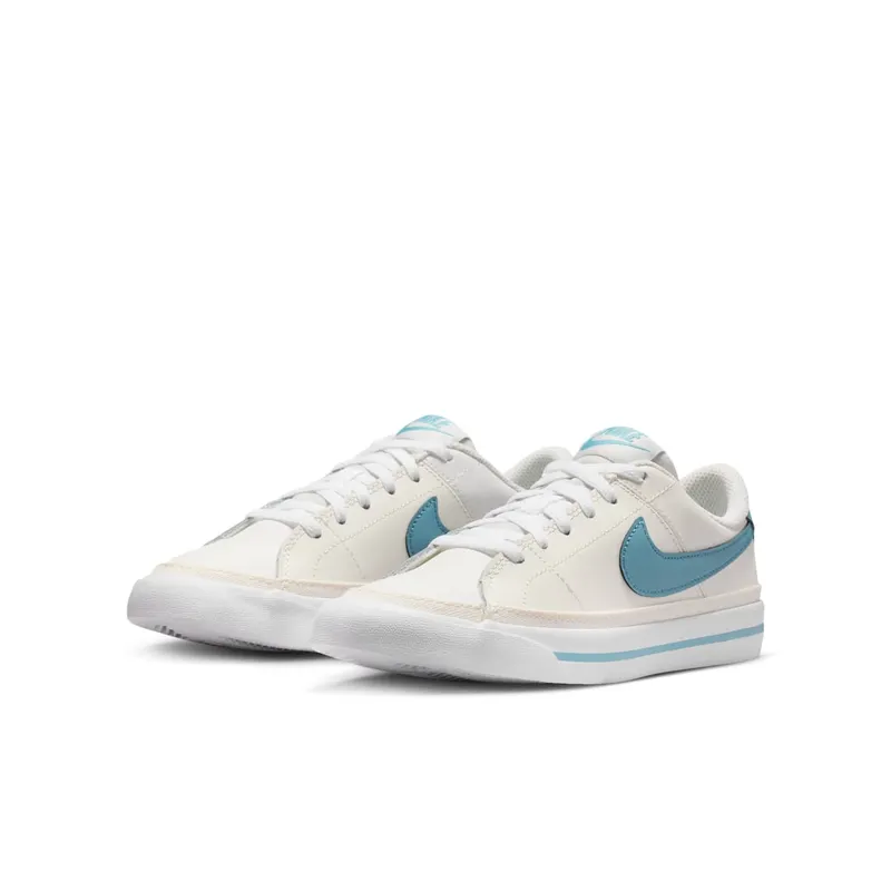 Nike Court Legacy Sail White Denim Turquoise (DA5380-133)