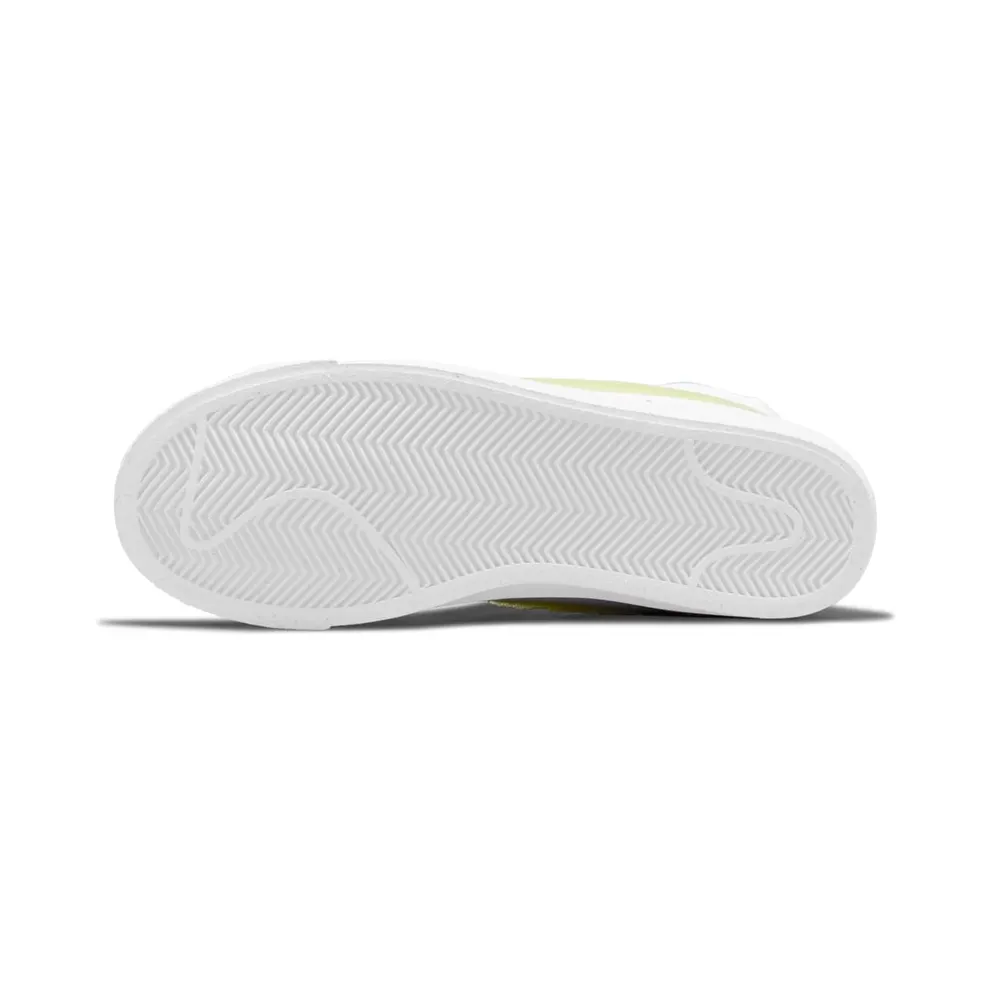 Nike Blazer Mid 77 White Lemon Velcro (GS) (DQ1042-100)