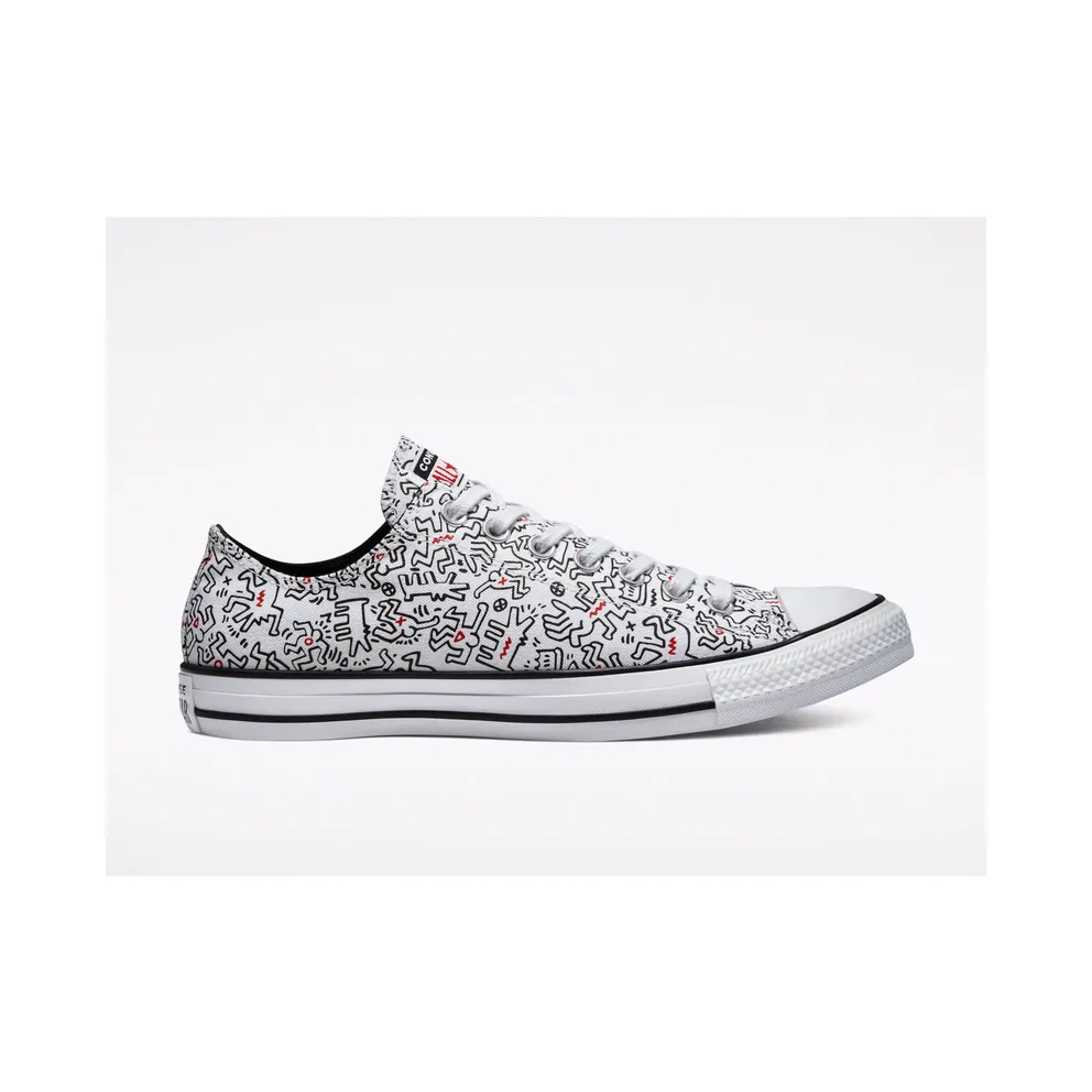 Converse Converse x Keith Haring Chuck Taylor All Star Low Top Weiß/zwart/rood (171860C)